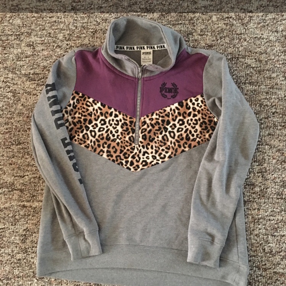 pink vs sweat shirt